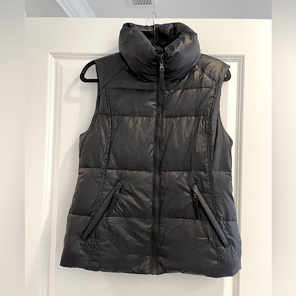 S13 NYC Black Down Puffer Vest Jacket Duck Sz. L